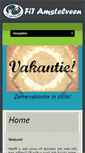 Mobile Screenshot of fit-amstelveen.nl